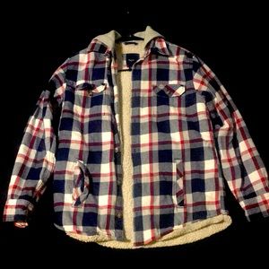 GAP Kids Plaid Winter Button-Up